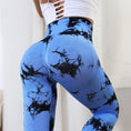 Load image into Gallery viewer, Tie-dye Peach Hip Yoga Pants Plus Size Seamless Hip-lifting Trousers
