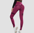 Load image into Gallery viewer, Tie-Dyed Peach Hip-Lifting Fitness High-Waist Pants Women'S Tight-Fitting Stretch Yoga Seamless And Quick-Drying Hip Sports Trousers