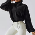 Load image into Gallery viewer, Outdoor Cashmere Sports Coat Women's Autumn Stand Collar Loose