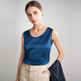 Load image into Gallery viewer, Real Silk Waistcoat Women's Satin Sleeveless Suspenders