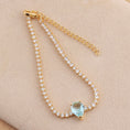 Load image into Gallery viewer, Drop-shaped Zircon Ladies Bracelet Simple Temperament Electroplating Real Gold