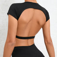 Load image into Gallery viewer, Quick-drying Sports Yoga Jacket Outdoor Running Beauty Back Fitness T-shirt