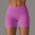 Load image into Gallery viewer, Women's Fashion Simple High Waist Stretch Running Workout Shorts