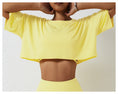 Load image into Gallery viewer, Outdoor Sports Short Sleeve Blouse Yoga Clothes For Women