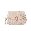 Load image into Gallery viewer, Gold Straw Woven Purse