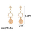 Load image into Gallery viewer, Sun Gold Diamond Earrings