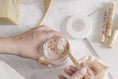 Load image into Gallery viewer, Lavender Natural Bath Salt Soak with CBD. Made with Dead sea, Epsom and Himalayan salts