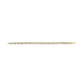 Load image into Gallery viewer, 10K Yellow Gold 1.00 Cttw Diamond Cluster X Link Tennis Link 7.50" Bracelet (I-J Color, I2-I3 Clarity)