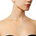 Load image into Gallery viewer, 14k White Gold 1/4 Cttw Lab Grown Heart Shape Diamond Solitaire 18" Pendant Necklace (E-F Color, SI1-SI2 Clarity)