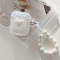 Load image into Gallery viewer, Transparent Headphone Case With Bead Bracelet