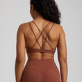 Load image into Gallery viewer, Solid Strap Shockproof Fitness Top