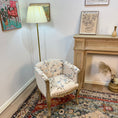 Load image into Gallery viewer, European-style Solid Wood Fabric Dining Chair With Backrest Sofa Chair Coffee Shop