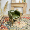 Load image into Gallery viewer, European-style Solid Wood Fabric Dining Chair With Backrest Sofa Chair Coffee Shop