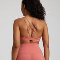 Load image into Gallery viewer, Solid Strap Shockproof Fitness Top