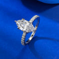 Load image into Gallery viewer, S925 Silver Crown Goddess Horse Eye Ring Simple