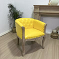 Load image into Gallery viewer, European-style Solid Wood Fabric Dining Chair With Backrest Sofa Chair Coffee Shop