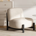 Load image into Gallery viewer, Living Room Single Sofa Fabric Lambswool Leisure Chair