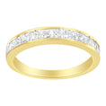 Load image into Gallery viewer, Women's 18K White Gold Princess Cut Diamond Band Ring (1 cttw, G-H Color, SI1-SI2 Clarity)