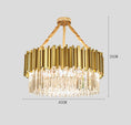 Load image into Gallery viewer, Modern Minimalist Light Luxury Crystal Living Room Glass Round Lamps