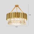 Load image into Gallery viewer, Modern Minimalist Light Luxury Crystal Living Room Glass Round Lamps