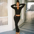 Load image into Gallery viewer, Flared knitted trainer suit