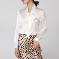 Load image into Gallery viewer, Women's Long Sleeve Ice Silk Royal Shirt