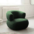 Load image into Gallery viewer, Minimalist Creative Casual White Lambswool Lazy Small Apartment Single Sofa Chair