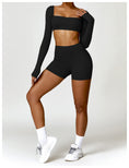 Load image into Gallery viewer, High Waist Yoga Shorts Belly Contracting Peach Hip Lifting Sport Shorts