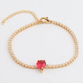 Load image into Gallery viewer, Drop-shaped Zircon Ladies Bracelet Simple Temperament Electroplating Real Gold