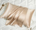 Load image into Gallery viewer, Natural Mulberry Silk Pillowcase: Hair & Skin Protector