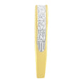 Load image into Gallery viewer, Women's 18K White Gold Princess Cut Diamond Band Ring (1 cttw, G-H Color, SI1-SI2 Clarity)