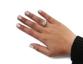 Load image into Gallery viewer, 10K Yellow Gold 1/2 Cttw Diamond Composite and Halo Ring (H-I Color, SI1-SI2 Clarity)
