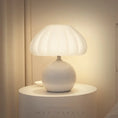 Load image into Gallery viewer, Cream Decorative Mushroom Table Lamp