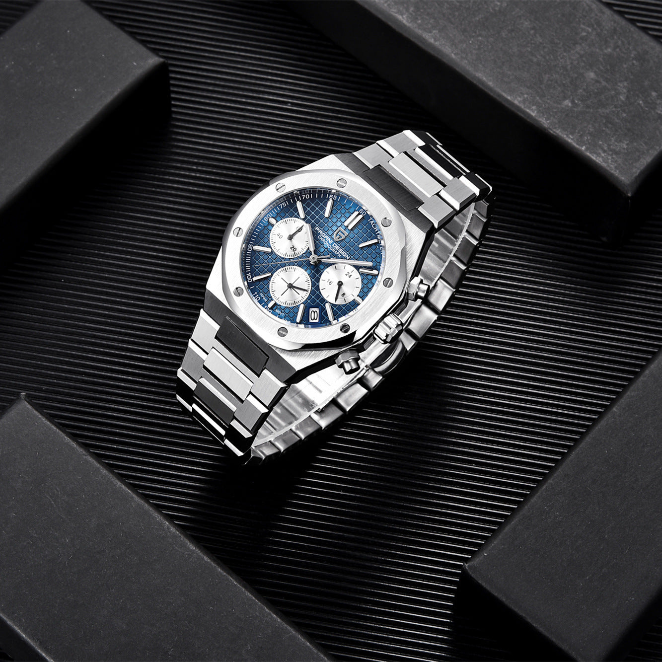 Men's Watch Quartz 6 Hand Chronograph Business watch