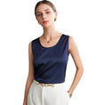 Load image into Gallery viewer, Real Silk Waistcoat Women's Satin Sleeveless Suspenders
