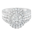 Load image into Gallery viewer, 14k White Gold 2ct TDW Diamond Engagement Ring (H-I,SI2-I1)
