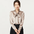 Load image into Gallery viewer, Women's Long Sleeve Ice Silk Royal Shirt
