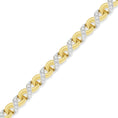 Load image into Gallery viewer, 10K Yellow Gold 1 cttw Diamond Riviera Statement Pendant Necklace (J-K, I2-I3)
