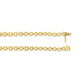 Load image into Gallery viewer, IGI Certified 14K Gold 8.0 Cttw Pave Set Round-Cut Diamond Cluster Graduating Riviera Statement Necklace (H-I Color, I1 Clarity)
