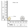 Load image into Gallery viewer, 14K Yellow Gold Plated .925 Sterling Silver Diamond Accent Ribbon & Heart 18" Pendant Necklace (H-I Color, I2-I3 Clarity)
