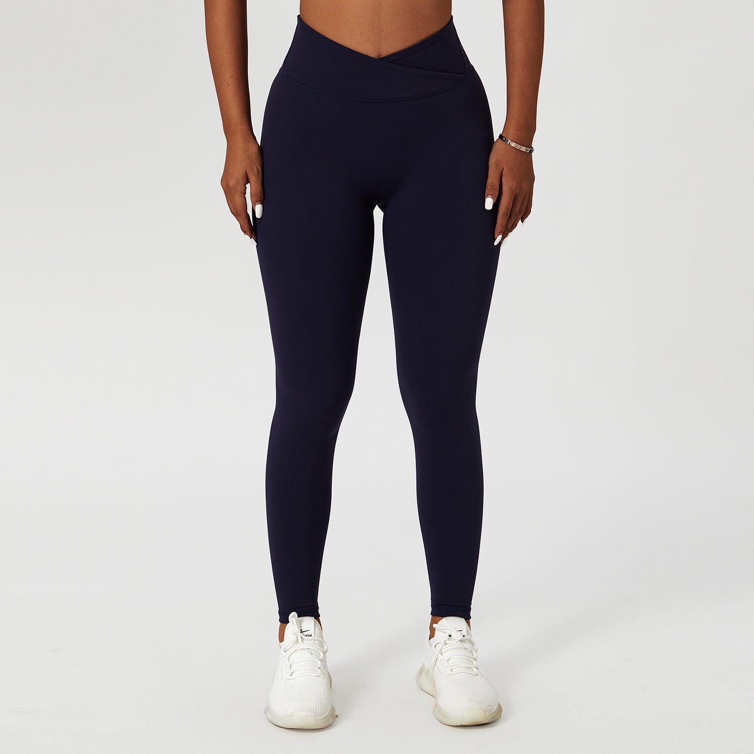 Breathable Cross Waist Tight Quick-drying Pants