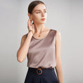 Load image into Gallery viewer, Real Silk Waistcoat Women's Satin Sleeveless Suspenders

