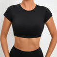 Load image into Gallery viewer, Quick-drying Sports Yoga Jacket Outdoor Running Beauty Back Fitness T-shirt
