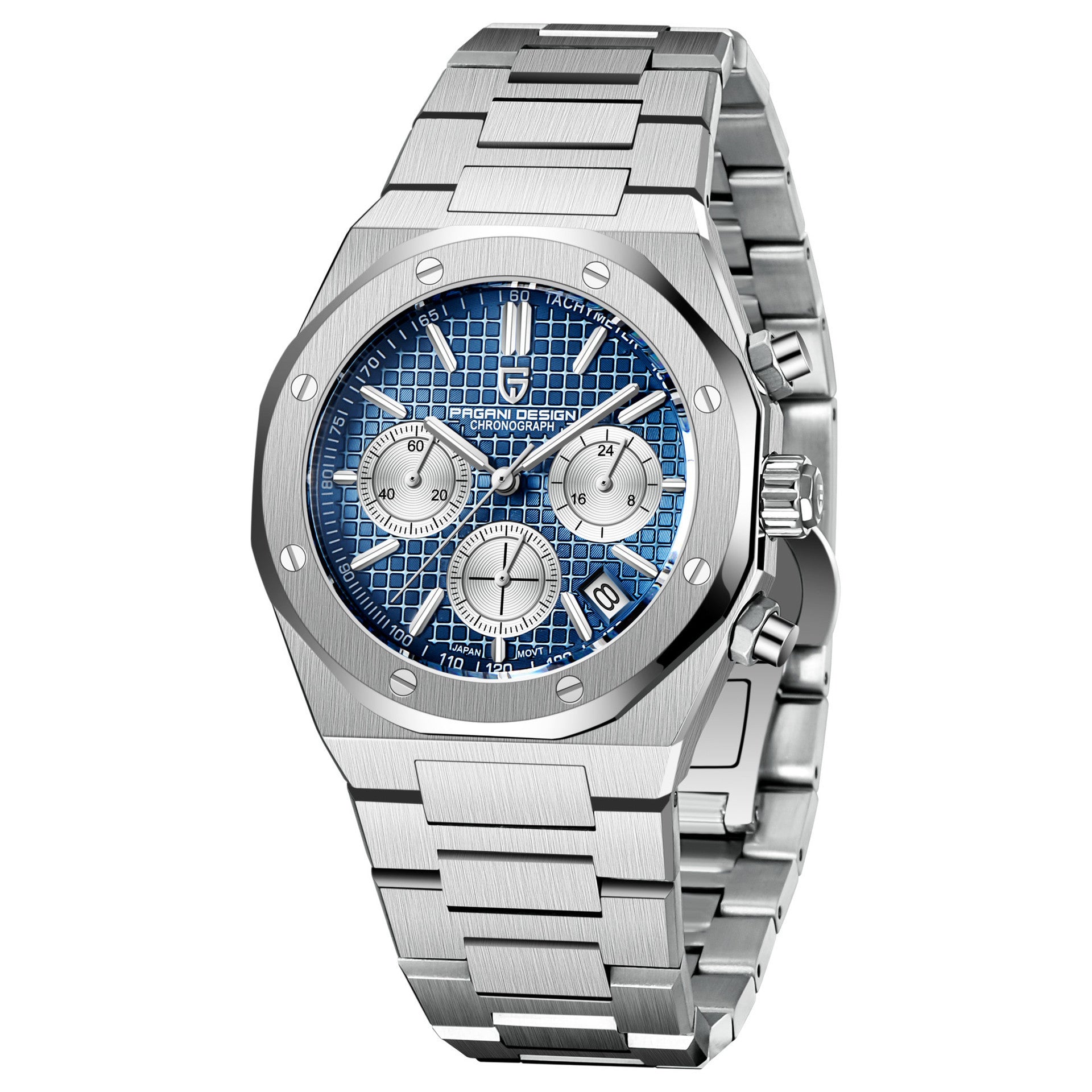 Men's Watch Quartz 6 Hand Chronograph Business watch