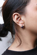Load image into Gallery viewer, 18K Rose Gold 3/8 Cttw Diamond and 11x11mm Clover-Cut Purple Amethyst Gemstone Clover Halo Stud Earrings (G-H Color, SI1-SI2 Clarity)
