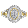 Load image into Gallery viewer, 10k Yellow Gold Diamond Cocktail Ring (1 cttw, H-I Color, SI2-I1 Clarity)
