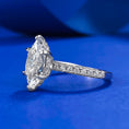 Load image into Gallery viewer, S925 Silver Crown Goddess Horse Eye Ring Simple
