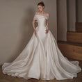 Load image into Gallery viewer, Women's Fashion Satin Fishtail Main Wedding Dress
