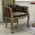 Load image into Gallery viewer, European-style Solid Wood Fabric Dining Chair With Backrest Sofa Chair Coffee Shop
