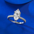 Load image into Gallery viewer, S925 Silver Crown Goddess Horse Eye Ring Simple
